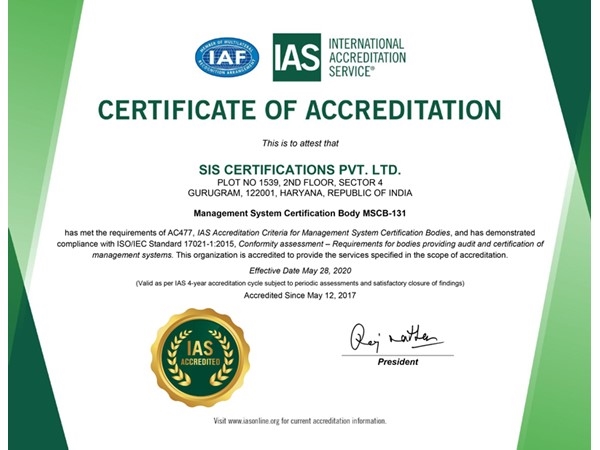 MANAGEMENT SYSTEM CERTIFICATION BODY MSCB-131